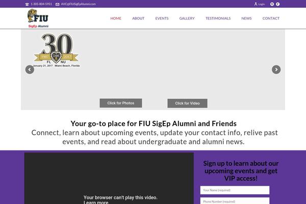 flnusigepalumni.com site used Rge