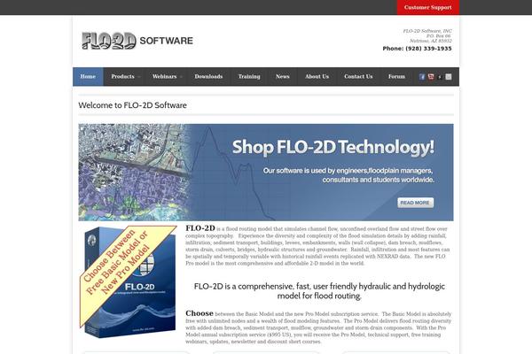 flo-2d.com site used Moderno