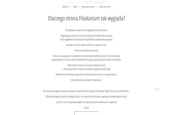 floatarium.pl site used Zh2