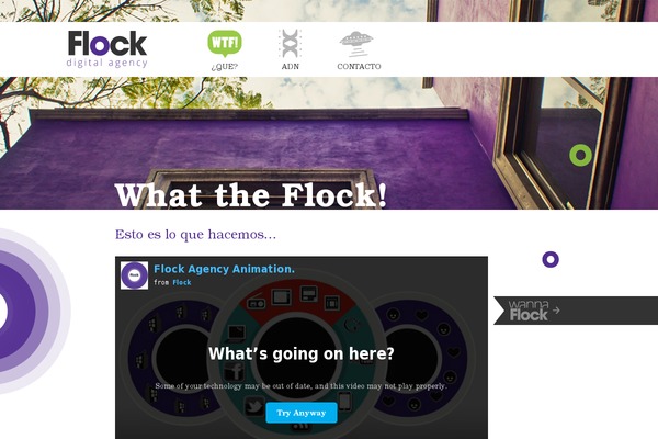 flock.cl site used Flock