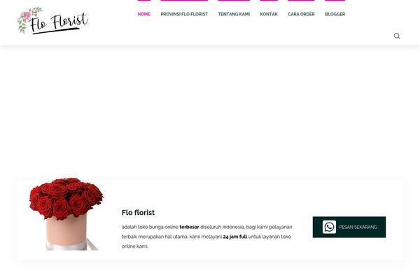Newspaper theme site design template sample