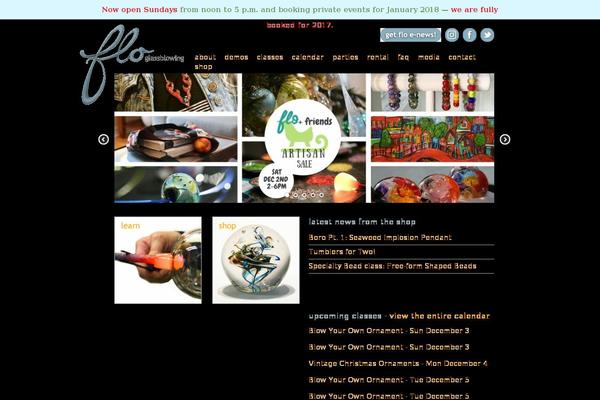 Flo theme site design template sample