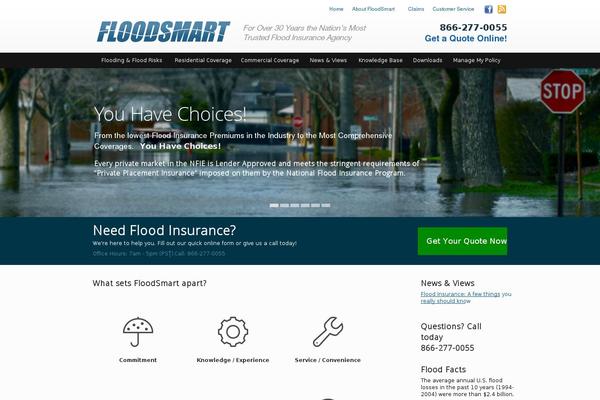 floodsmart.com site used Floodsmart