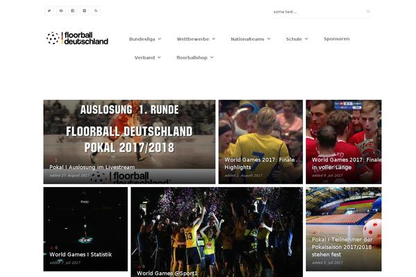 floorball.de site used Videotouch