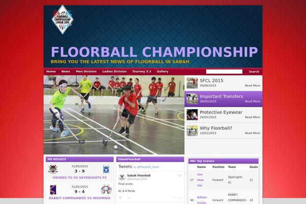 floorballchampionship.com site used Footballclub-2