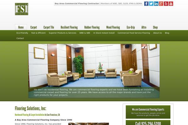 Roots theme site design template sample