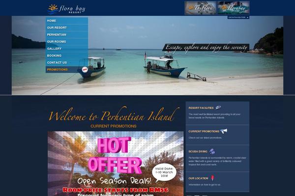 florabayresort.com site used Flora-v3