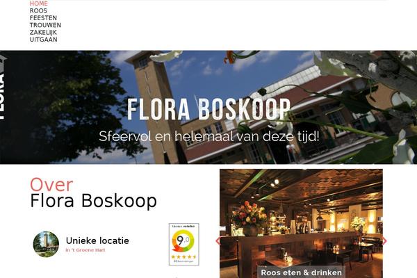 floraboskoop.nl site used The7-child