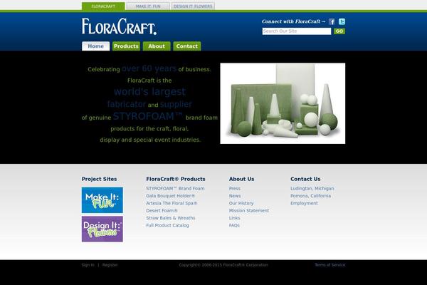 floracraftcorp.com site used Floracraft