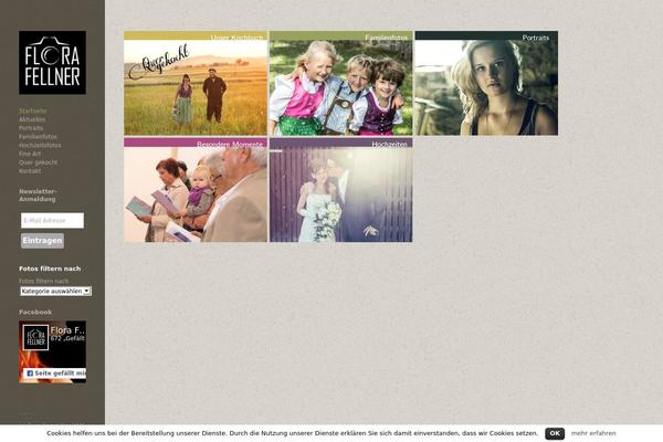 Photopro theme site design template sample