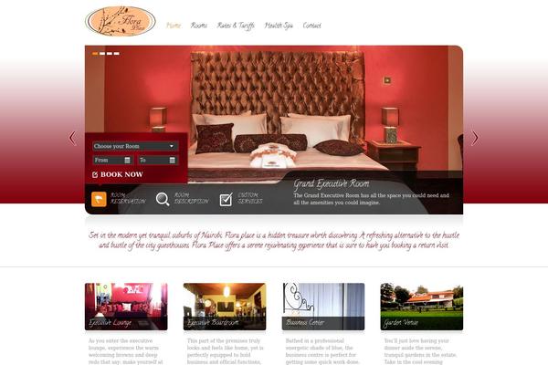 Guesthouse theme site design template sample