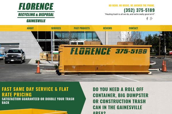 florencerecycling.com site used Florence