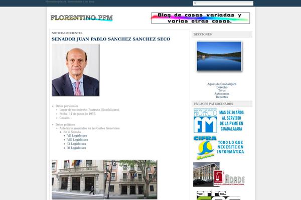 florentinopfm.es site used Newstheme