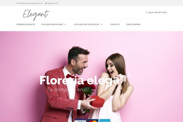 floreriaelegante.com site used Flowershop