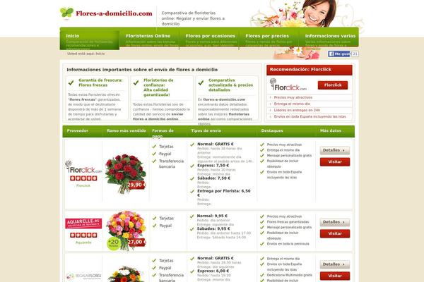 flores-a-domicilio.com site used Wp-template