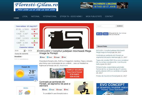 floresti-gilau.ro site used Newsier