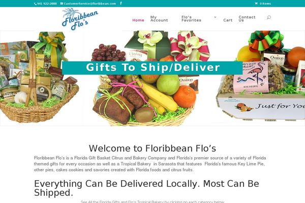 floribbean.com site used Divi-child-glimmer