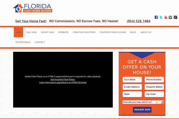 floridacashhomebuyers.com site used Cjmbase