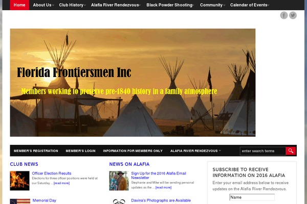 floridafrontiersmen.org site used Wp-visual