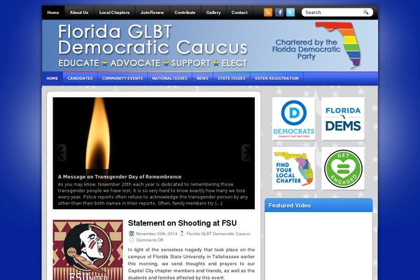 floridaglbtdemocrats.org site used Election2012