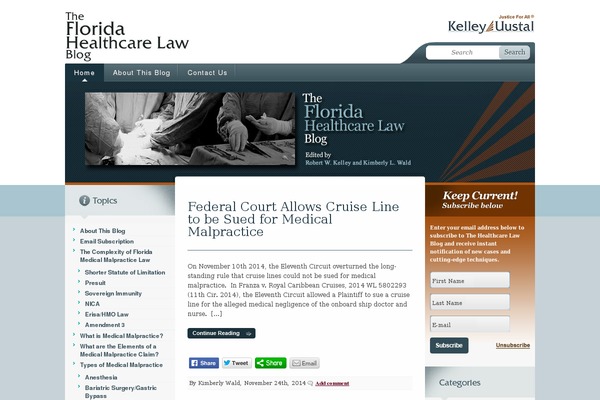 floridahealthcarelaw.com site used Paperstreetnew