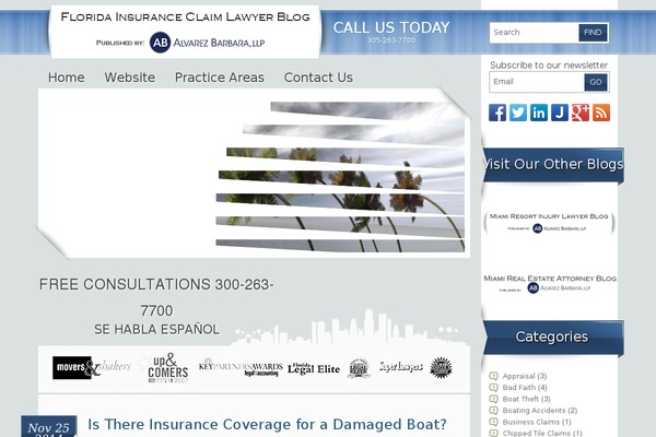 floridainsurancelawyerblog.com site used Real-estate-attorney