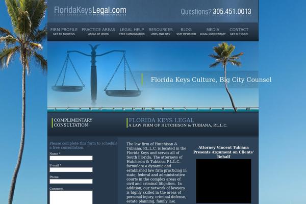 WordPress website example screenshot