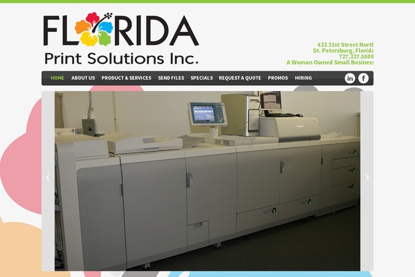 floridaprintsolutions.com site used Florida