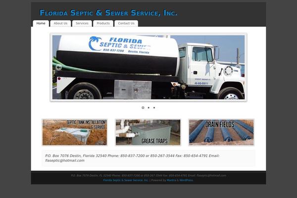 WordPress website example screenshot