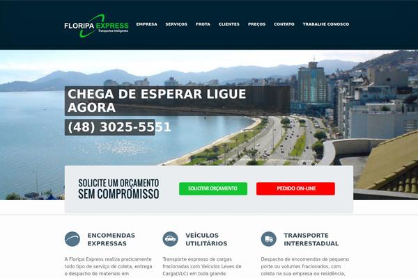 Floripa theme site design template sample