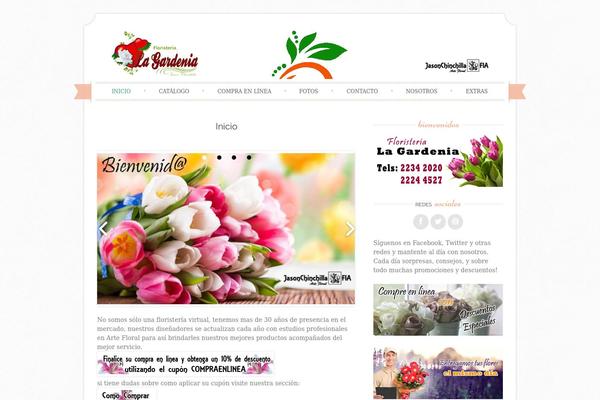 Sugar and Spice theme site design template sample