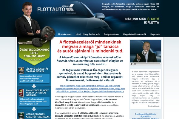 flottakezeles.hu site used Flottakezeles