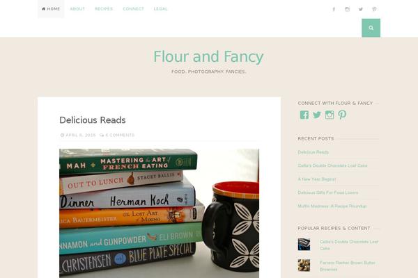 Iconic One theme site design template sample