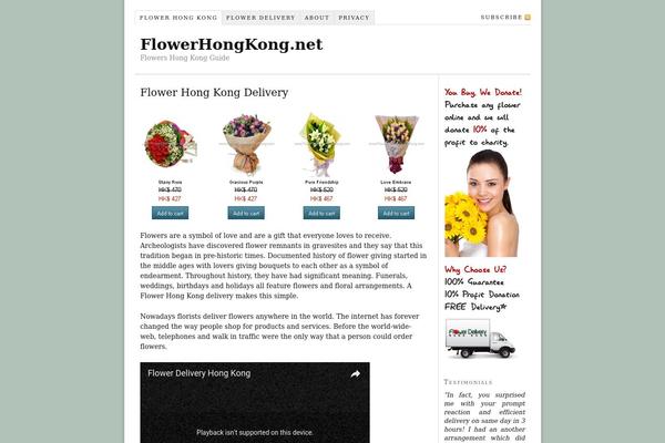 WordPress website example screenshot