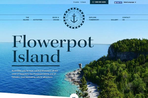 flowerpotisland.ca site used Bruceanchor