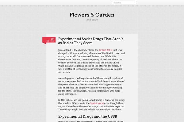 flowers-and-garden.com site used Flowers