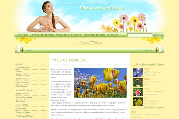 flowers-cs.com site used Flowers