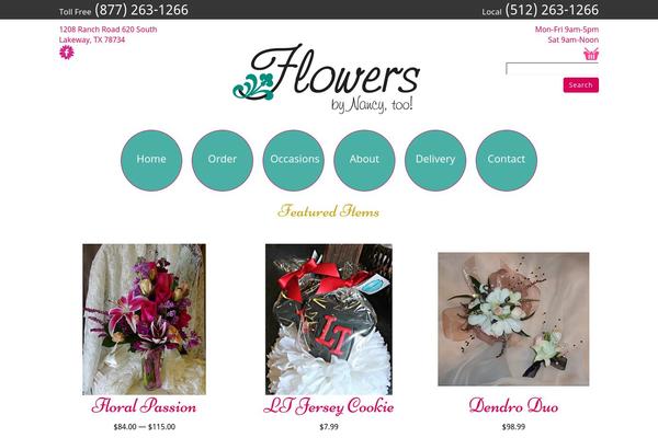 flowersbynancytoo.com site used Revlocal-smallbusiness-master