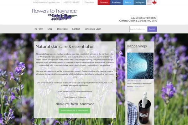 Lavender theme site design template sample
