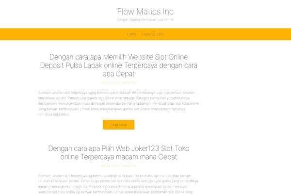 flowmaticsinc.com site used Sunshine-wanderer