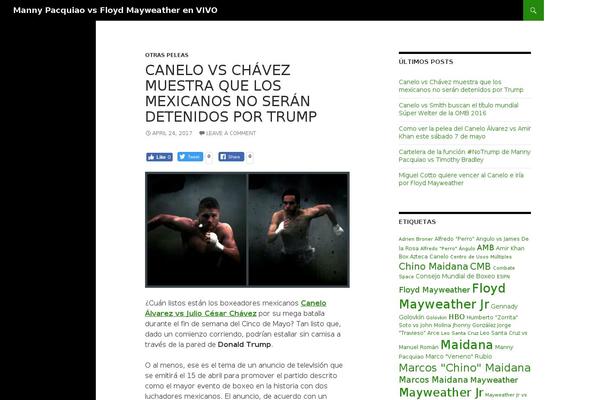 Twenty Fourteen theme site design template sample