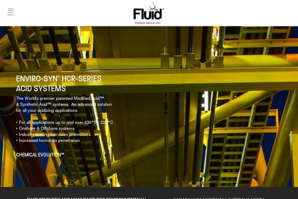 Fluid theme site design template sample