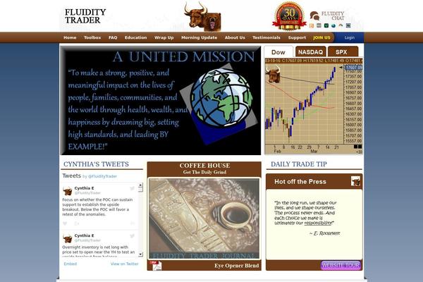 fluiditytrader.com site used Fluidity