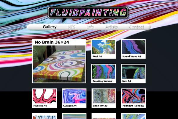 fluidpainting.com site used Mygrid