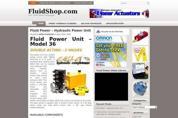 fluidshop.com site used Pressmagazine