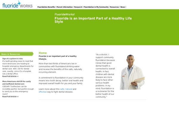 WordPress website example screenshot