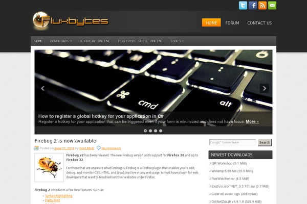 fluxbytes.com site used Fbtheme