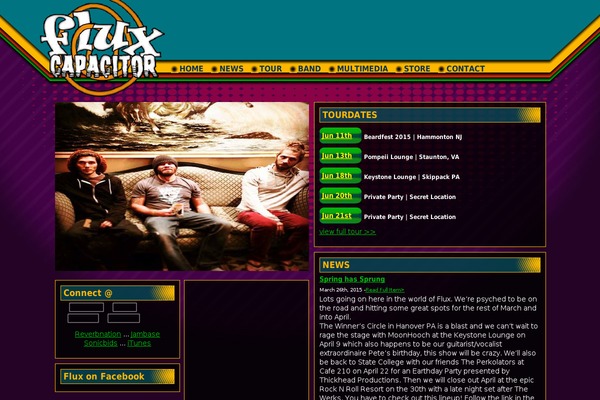 Flux theme site design template sample