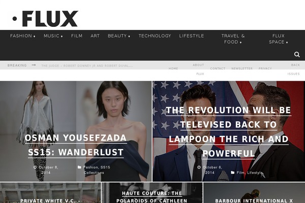 fluxmagazine.com site used Onfleek2022