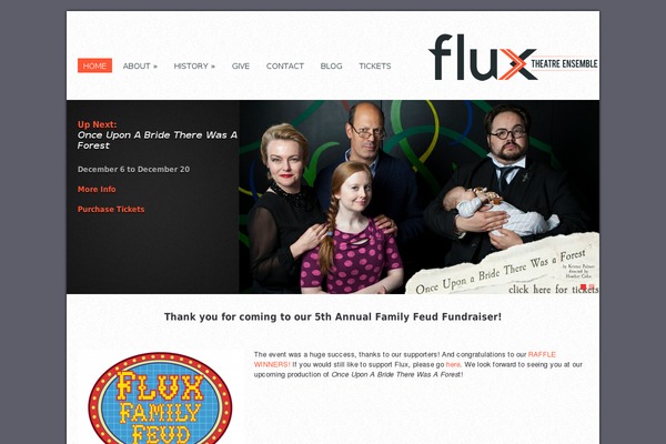 fluxtheatre.org site used Humble-portfolio-and-business-theme